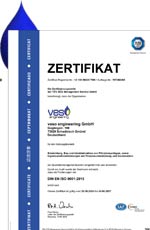 Qualität Zertifikat ISO9001 deutsch